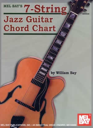 Book cover for 7-String Jazz Guitar Chord Chart