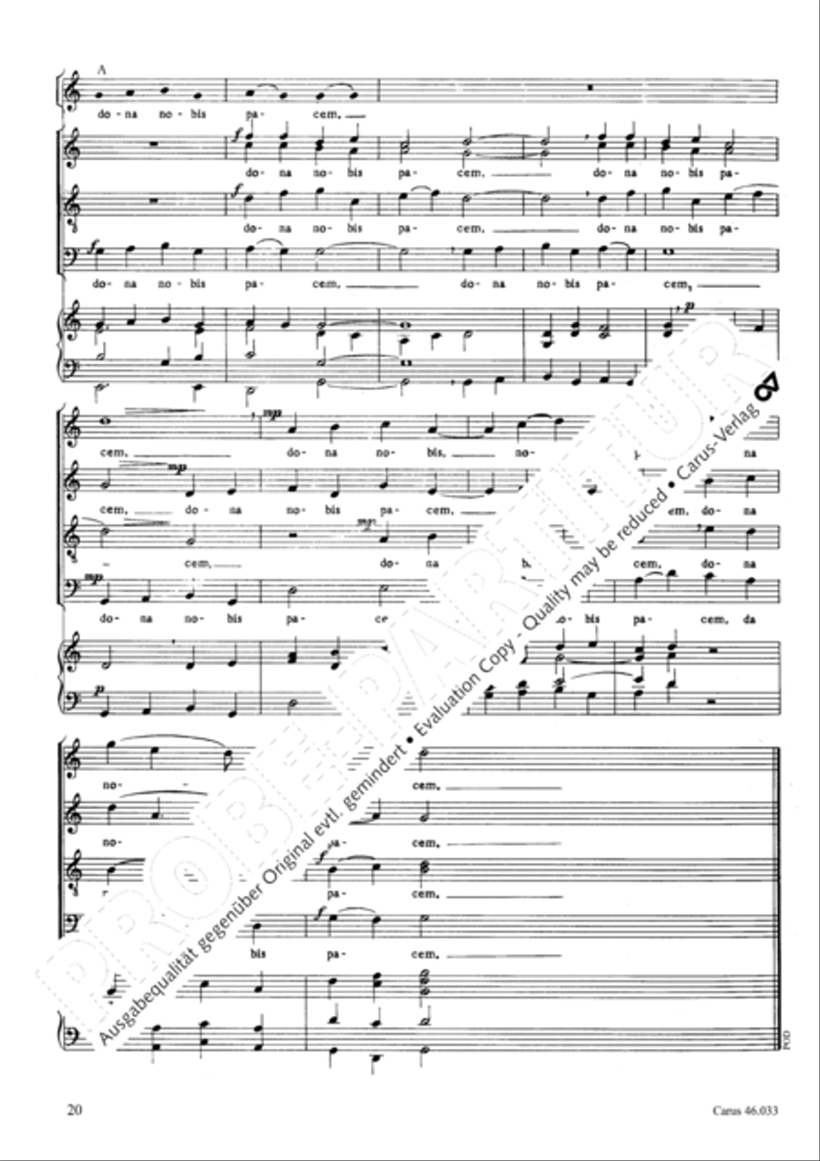 Missa Choralis zu GL 401-404 4-Part scores gallery preview page 21