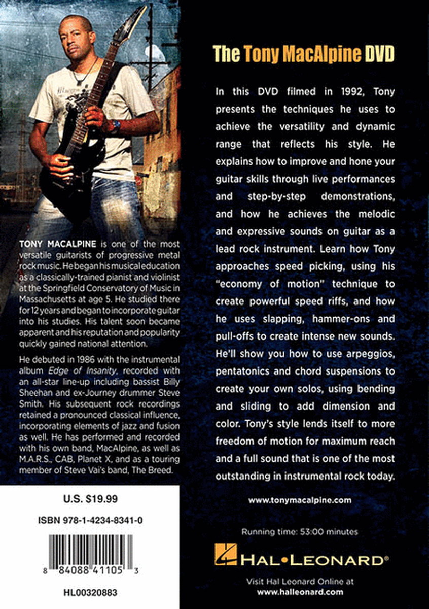 Tony MacAlpine – Shred Guitar