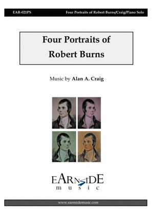 Book cover for Four Portraits of Robert Burns