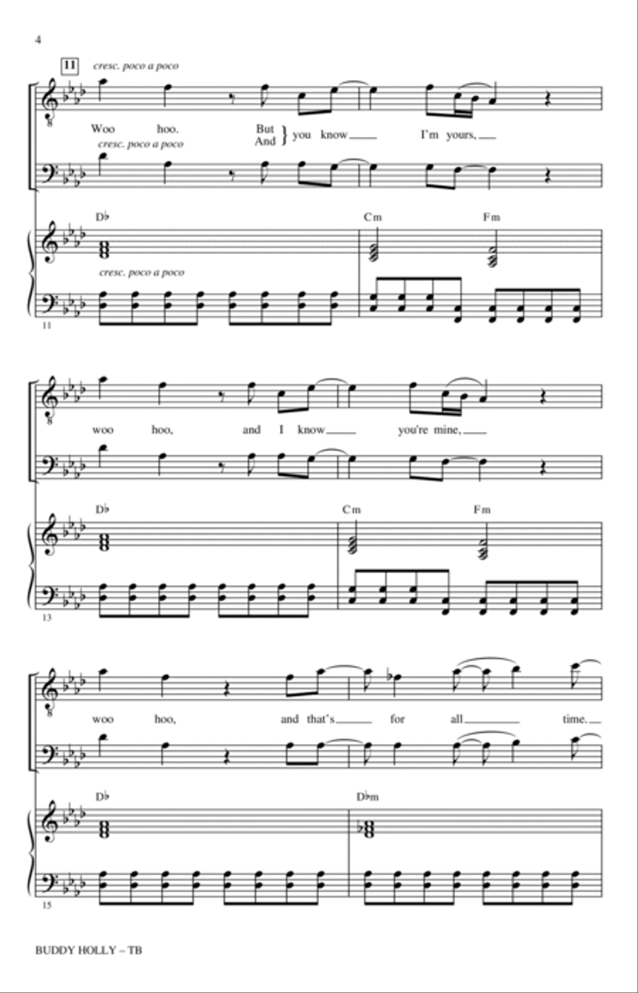 Buddy Holly (arr. Roger Emerson) TB scores gallery preview page 3