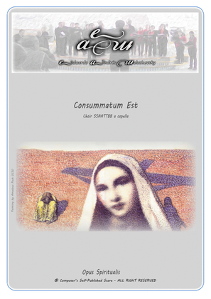 Book cover for CONSUMMATUM EST