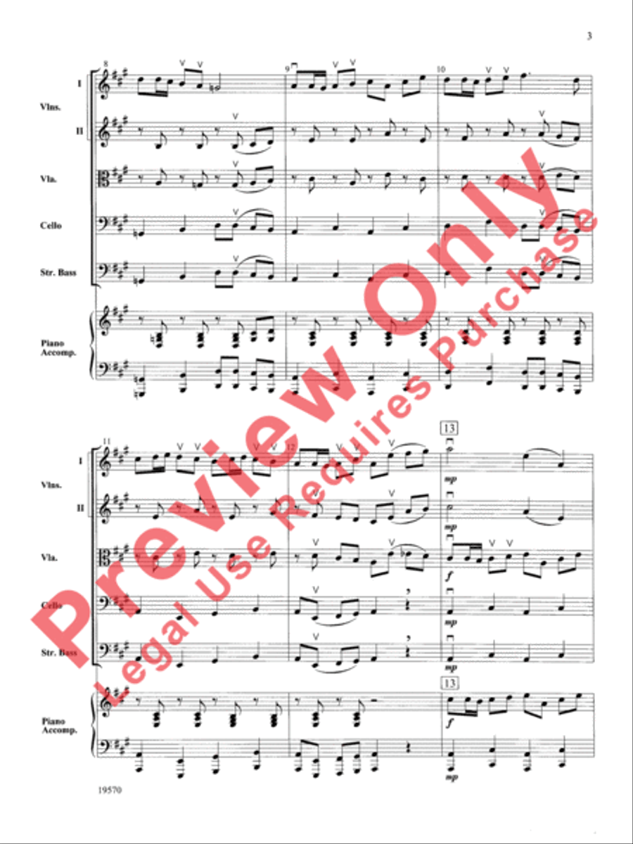 Johnny Appleseed Suite Johnny Appleseed Suite String Orchestra scores gallery preview page 4