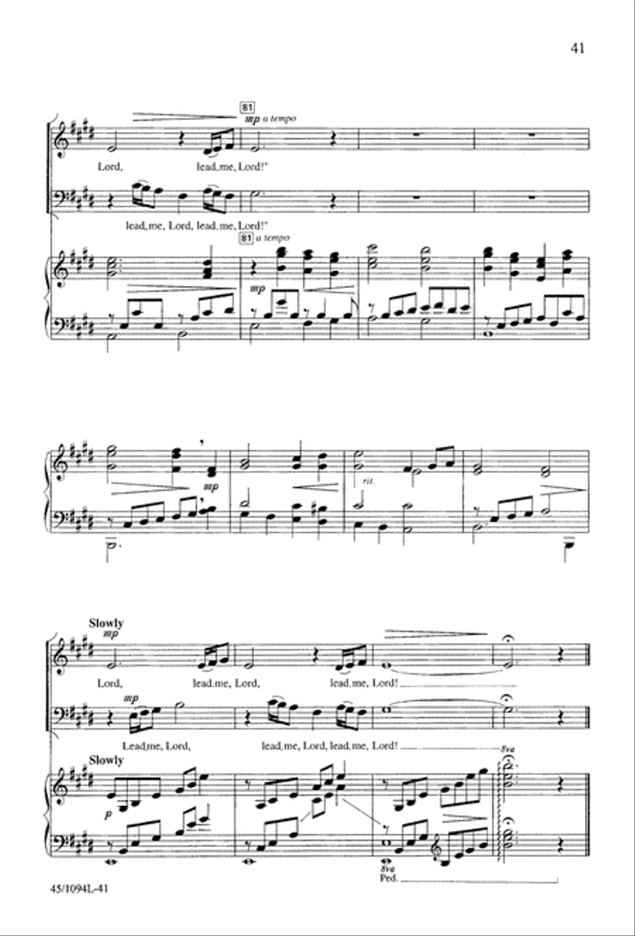 10 Anthems for about 10 Singers Unison Choir scores gallery preview page 42