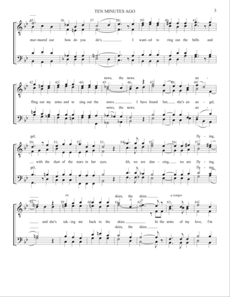 Ten Minutes Ago Small Ensemble scores gallery preview page 3