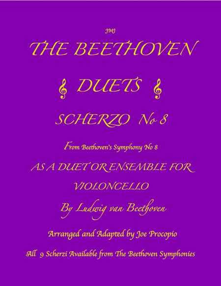 THE BEETHOVEN DUETS FOR CELLO SCHERZO NO 8 image number null