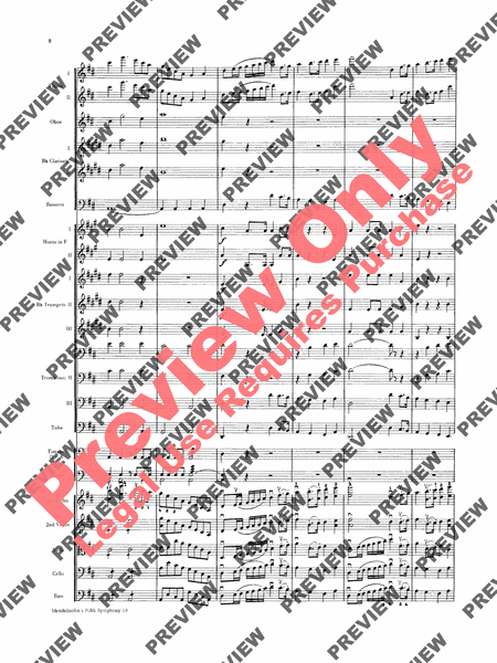 Mendelssohn's 5th Symphony Reformation, 4th Movement image number null