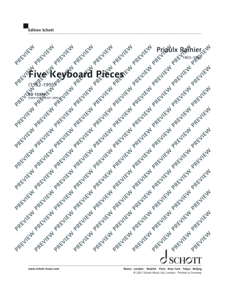 Five Keyboard Pieces