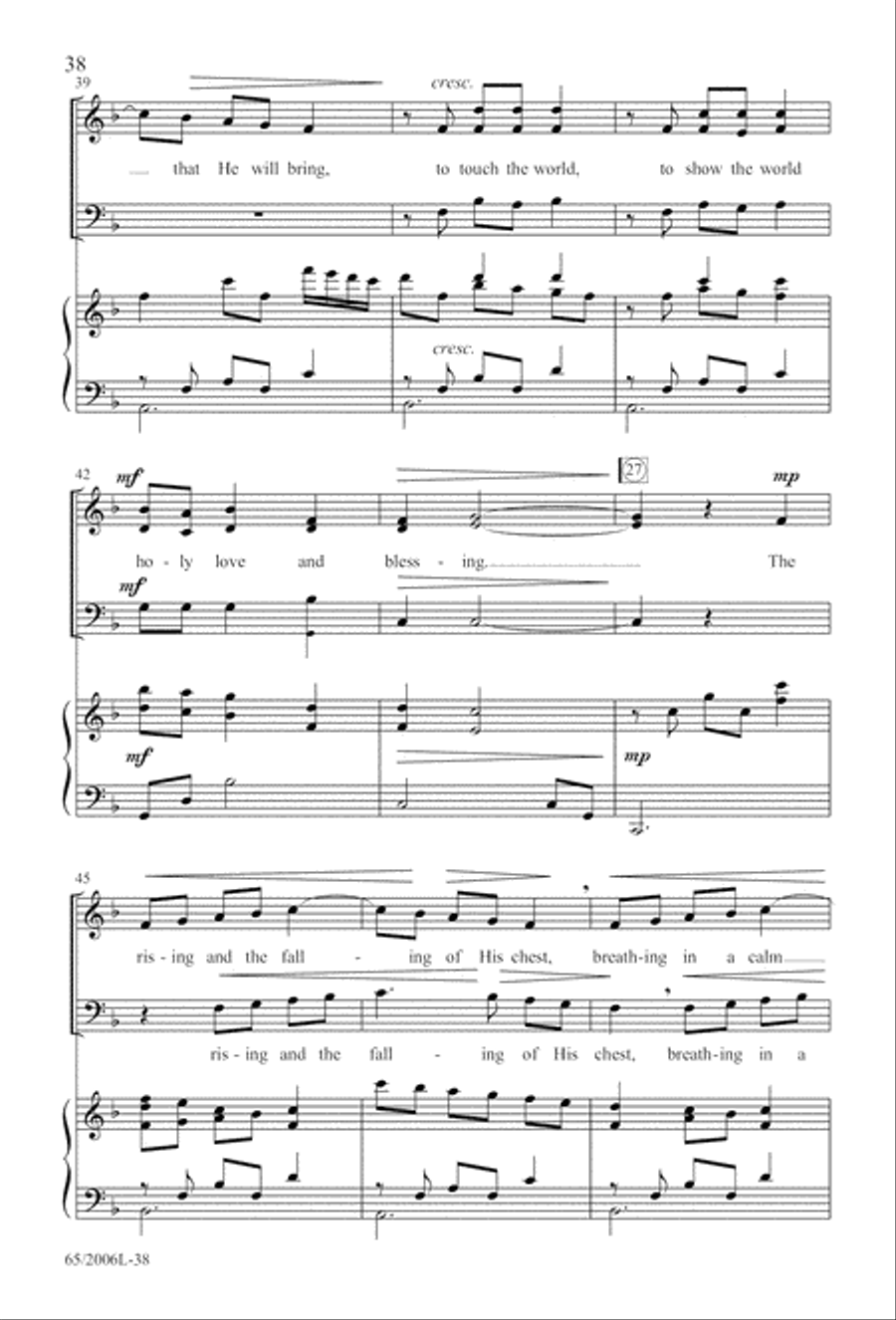 I Hear the Prophet Callin' 3-Part scores gallery preview page 39