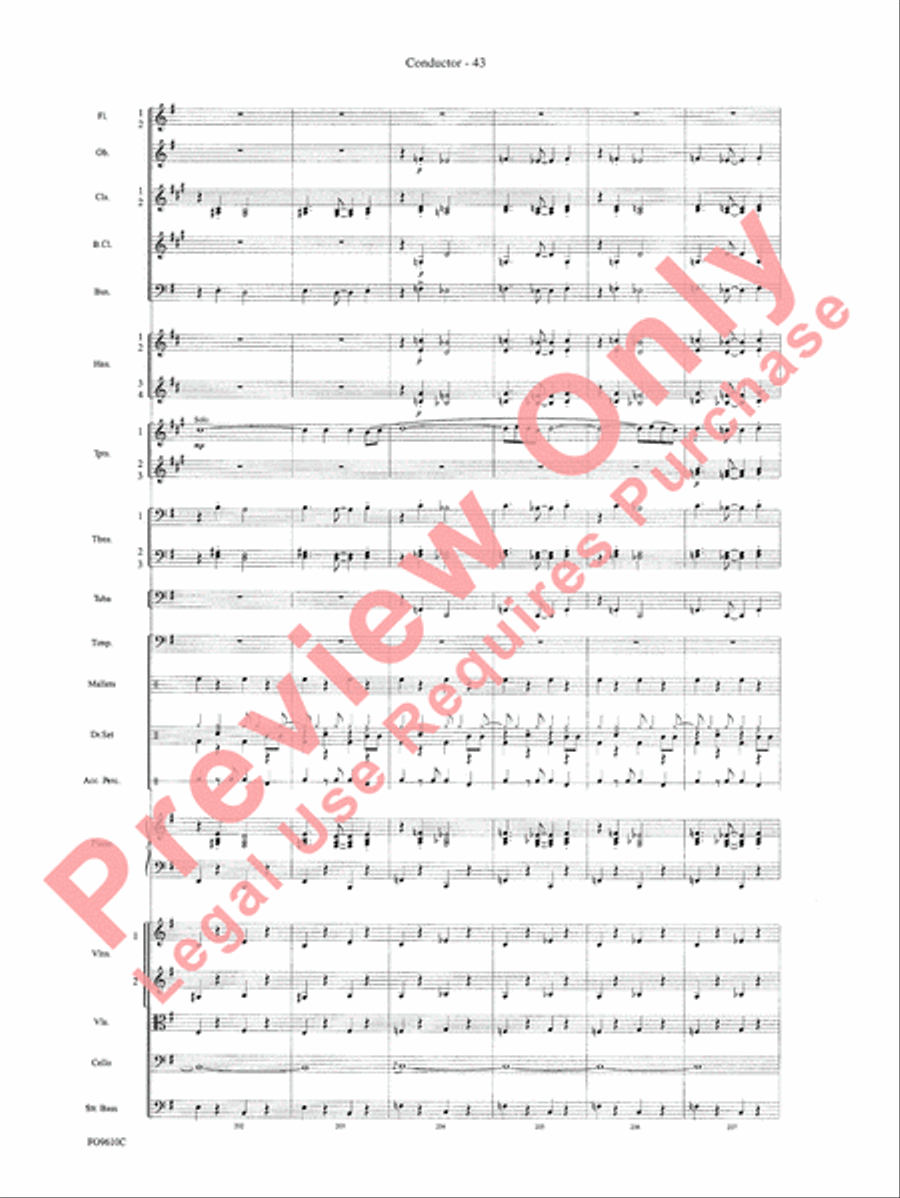 A Salute to the Big Apple Full Orchestra scores gallery preview page 45