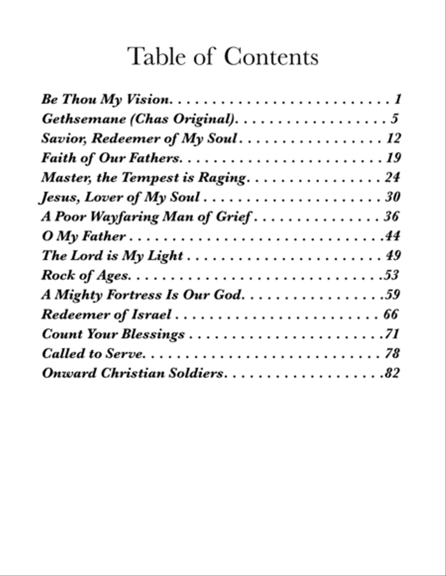 Peace, Be Still: Sheet Music Book Voice scores gallery preview page 4