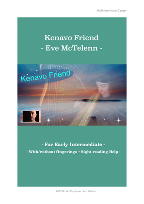 Book cover for Kenavo Friend - intermediate & 34 String Harp | McTelenn Harp Center