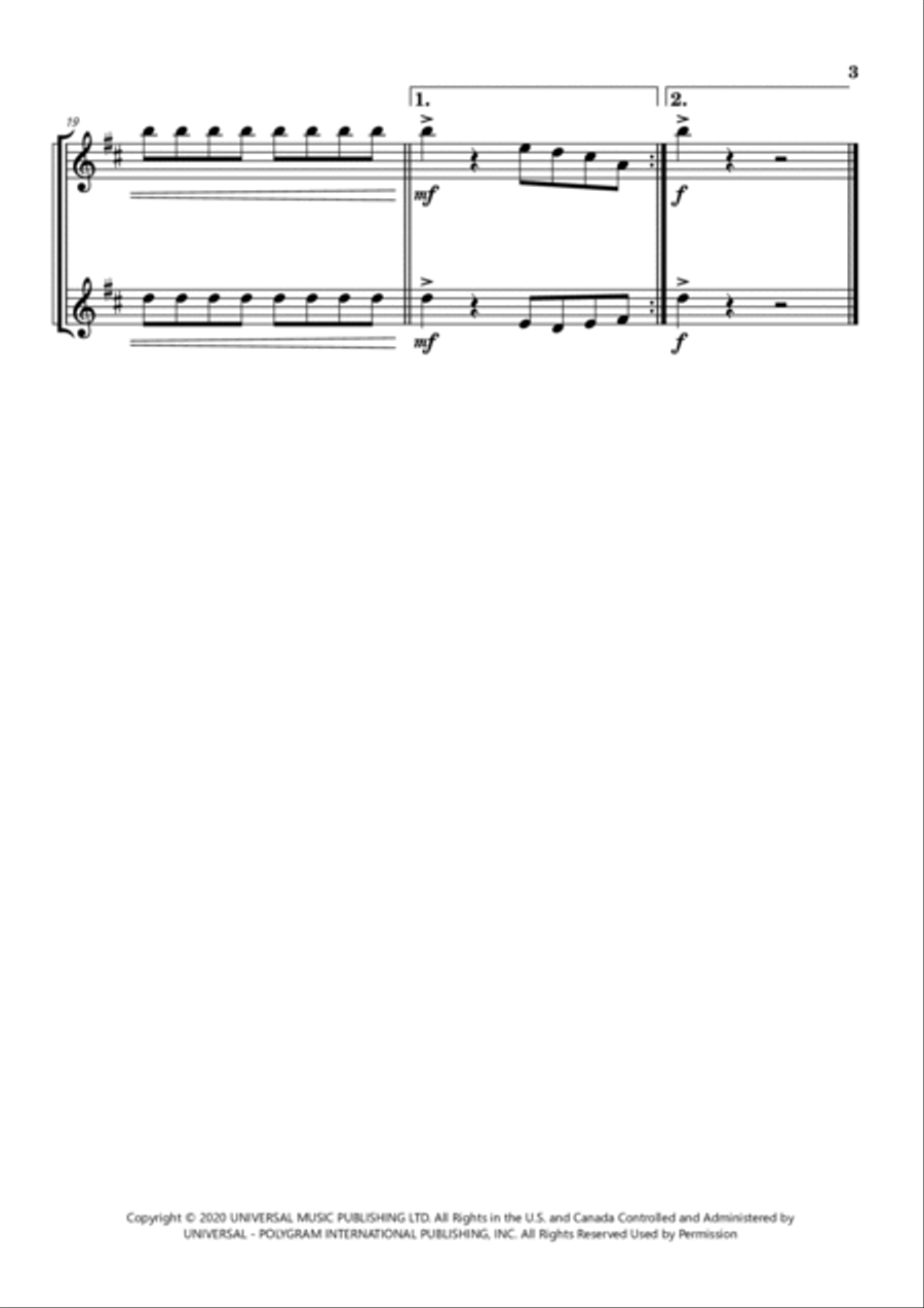 Astronomia Woodwind Duet scores gallery preview page 3