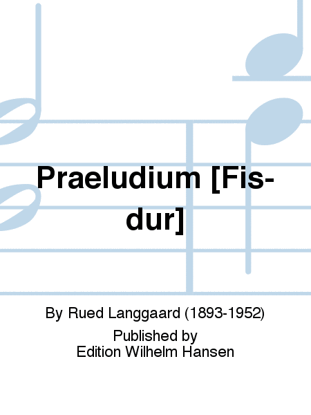 Praeludium [Fis-dur]