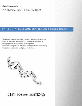 Book cover for USA National Anthem: The Star-Spangled Banner