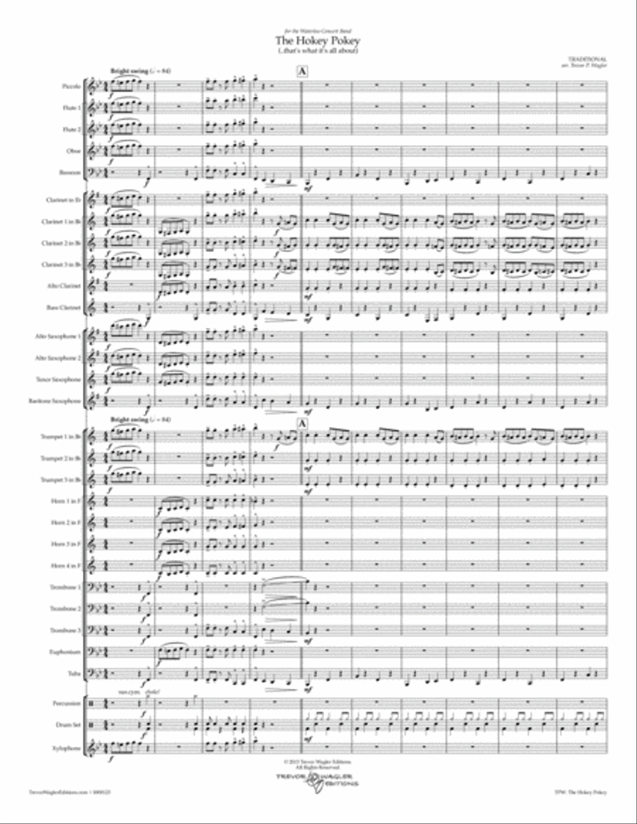 The Hokey Pokey Concert Band scores gallery preview page 3