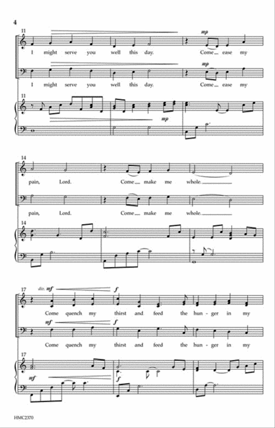 Come Fill My Heart, Lord Come Fill My Heart, Lord 3-Part scores gallery preview page 3
