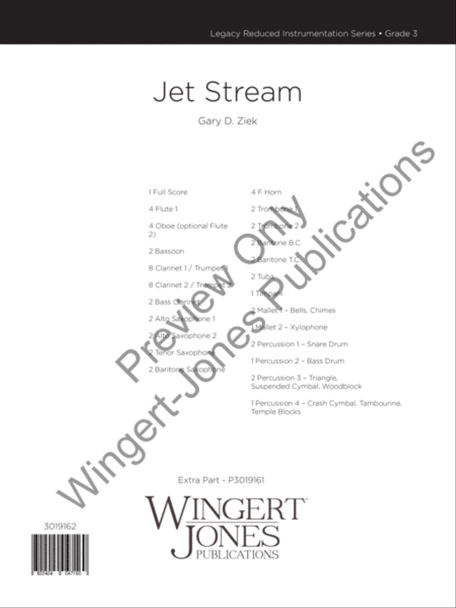 Jet Stream (Score) Jet Stream (Score) Concert Band scores gallery preview page 2