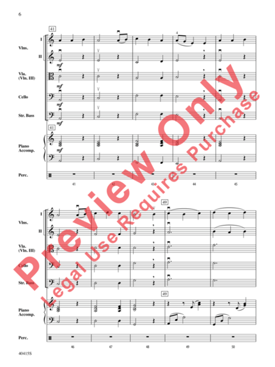 Ghost Ship by Michael Story String Orchestra - Sheet Music page 7