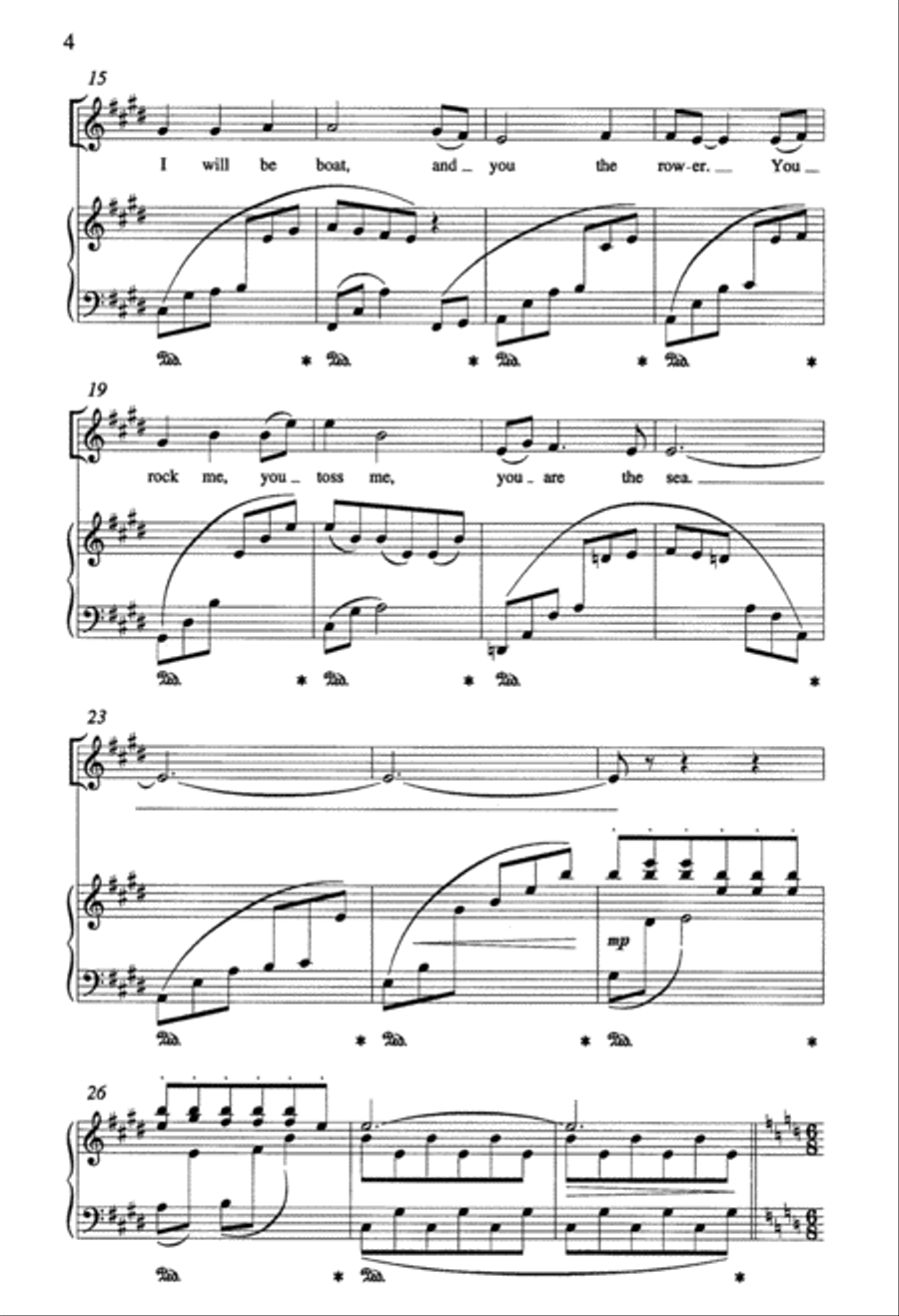 I Will Be Earth SSA scores gallery preview page 4