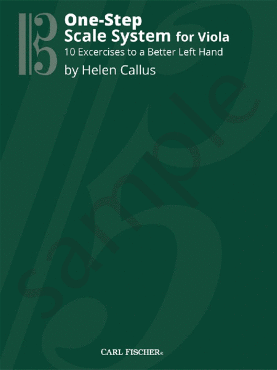 One-Step Scale System System for Viola Viola scores gallery preview page 1