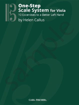 Book cover for One-Step Scale System System for Viola