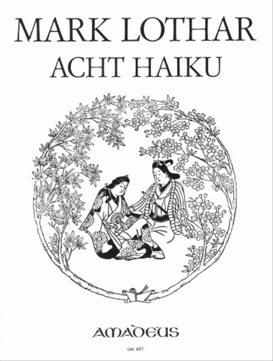 8 Haiku op. 85 Flute scores gallery preview page 1
