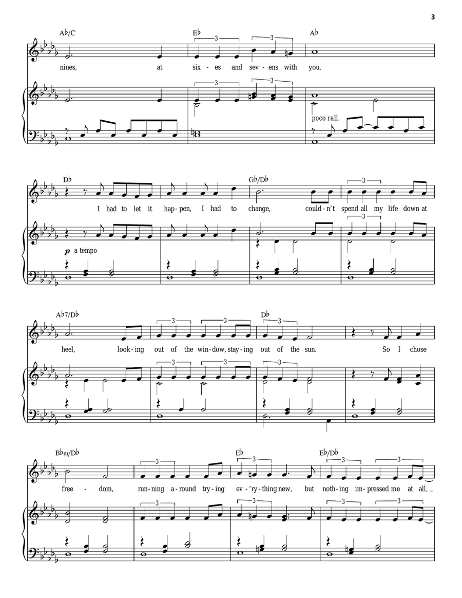 Don't Cry For Me Argentina High Voice scores gallery preview page 3