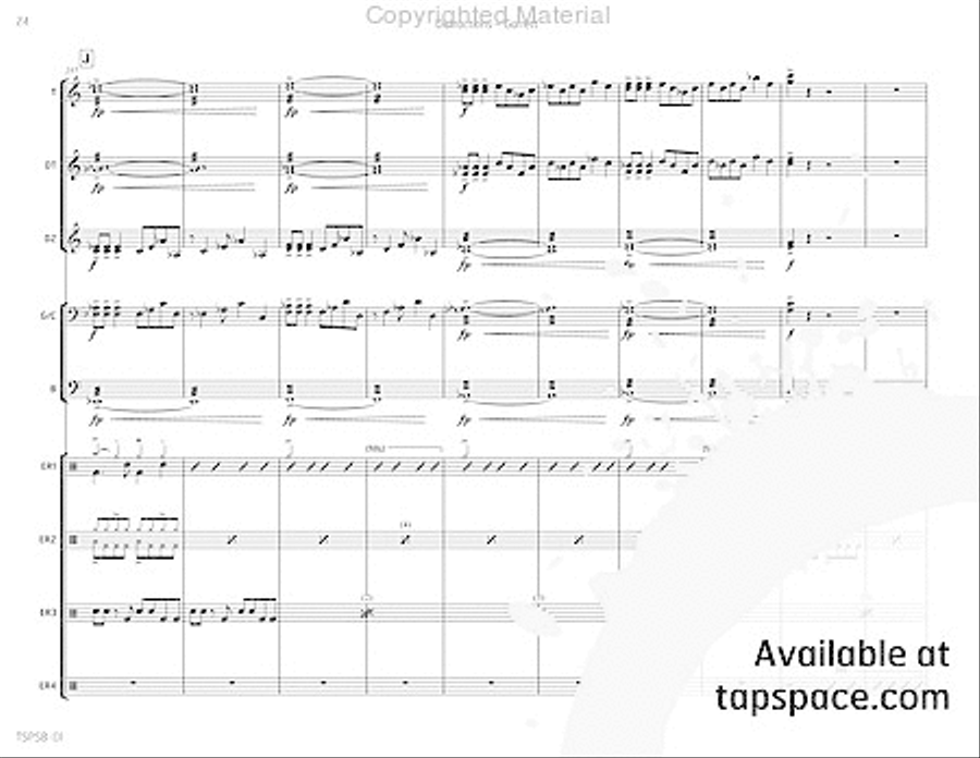 Distractions Steel Drum Band scores gallery preview page 27