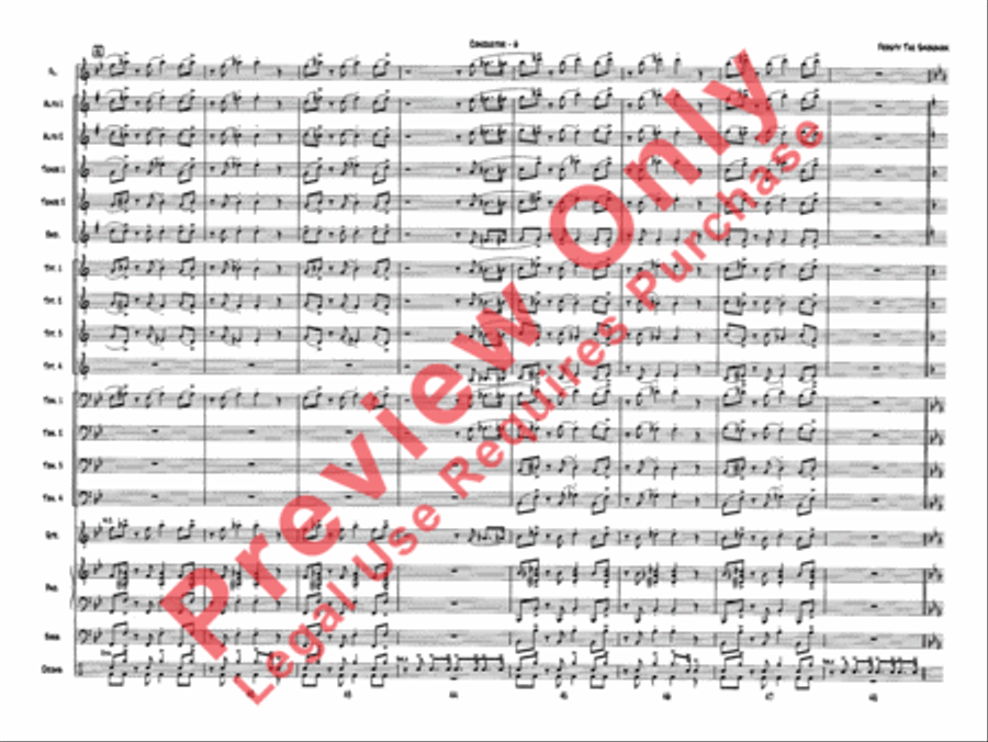 Frosty the Snowman Jazz Ensemble scores gallery preview page 8