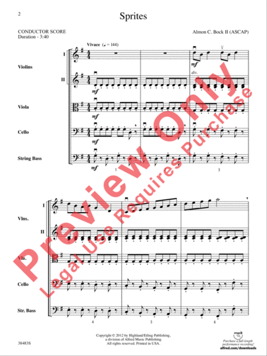 Sprites String Orchestra scores gallery preview page 3