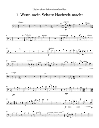 Mahler Songs of a Wayfarer No. 1