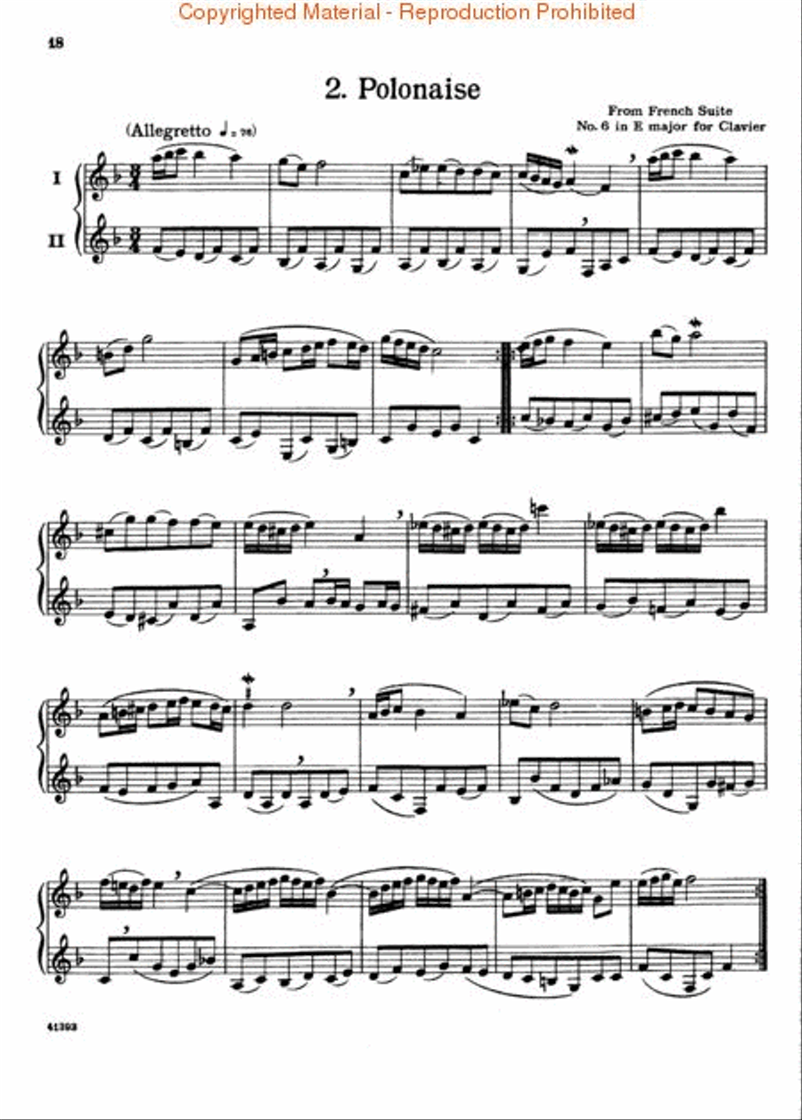 Bach for the Clarinet – Part 2 Clarinet scores gallery preview page 3