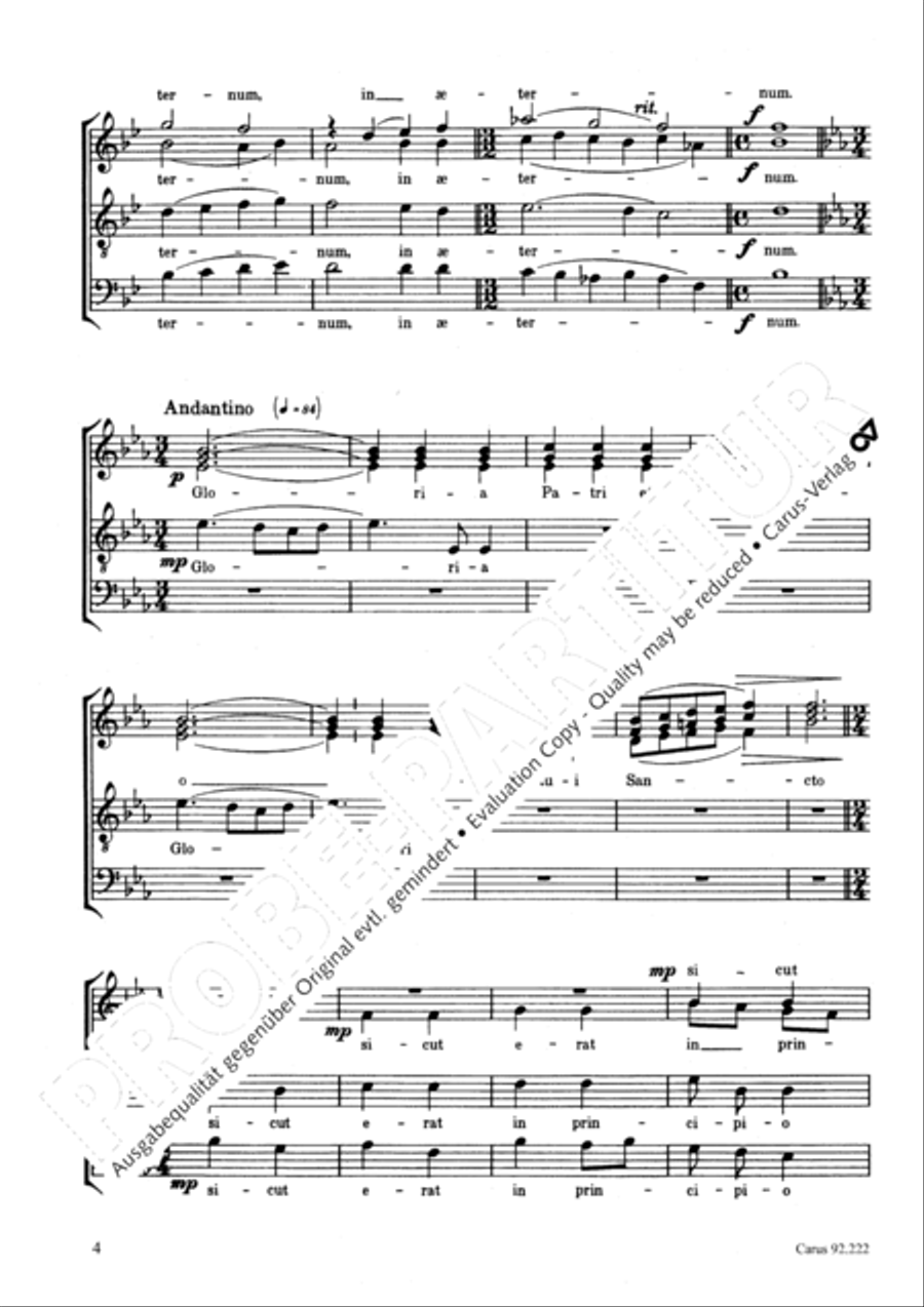 Laudate Dominum 4-Part scores gallery preview page 5