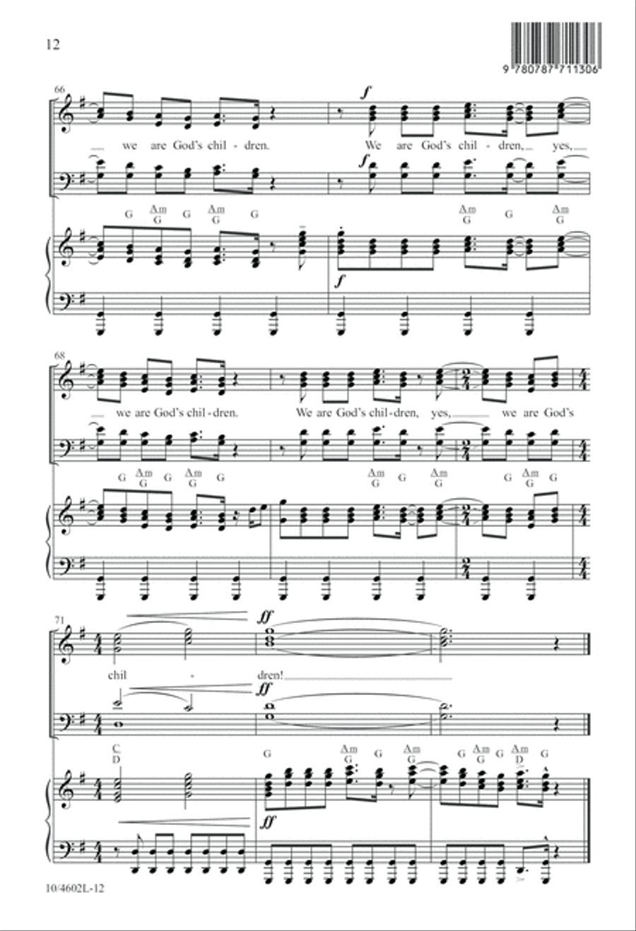 Children of God Children of God 4-Part scores gallery preview page 12