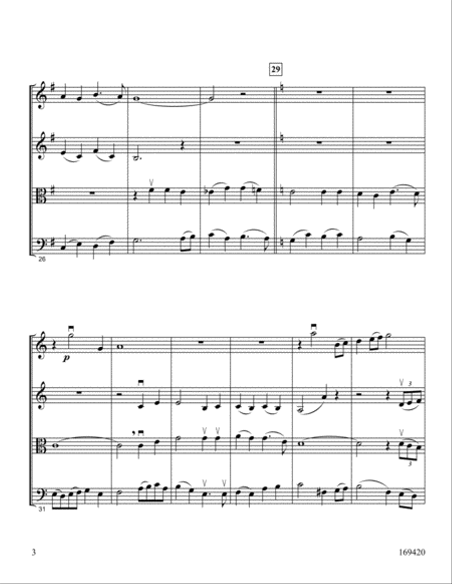 Were You There? String Quartet scores gallery preview page 3