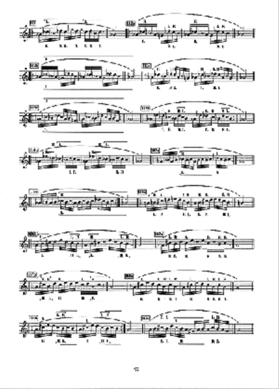 Tone, Technique & Staccato Clarinet scores gallery preview page 4