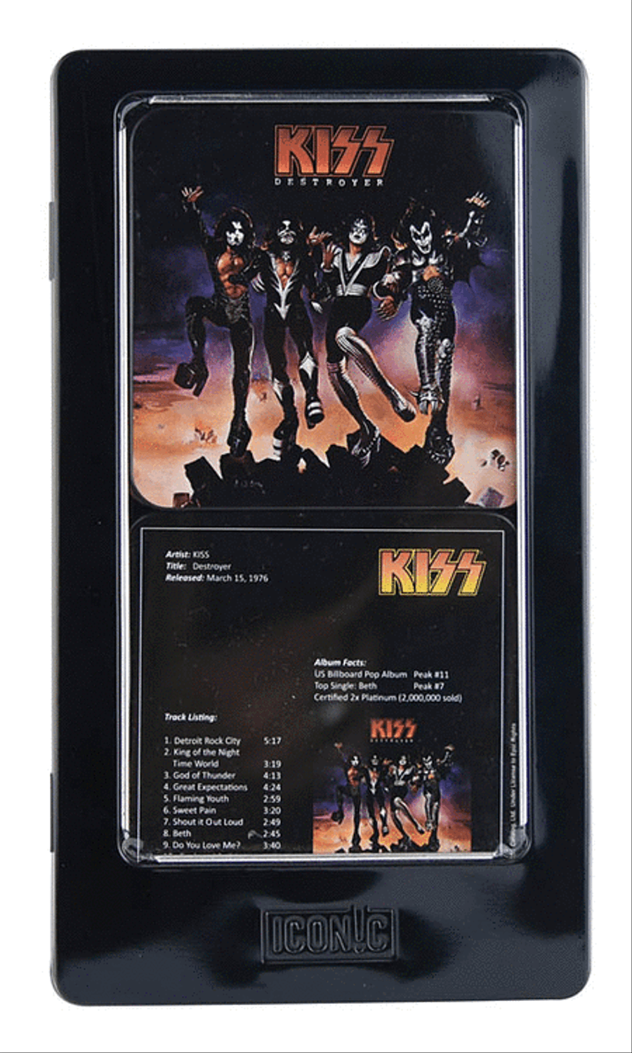 Kiss: Destroyer – 6-Piece Tin Coaster Set School and Community scores gallery preview page 3