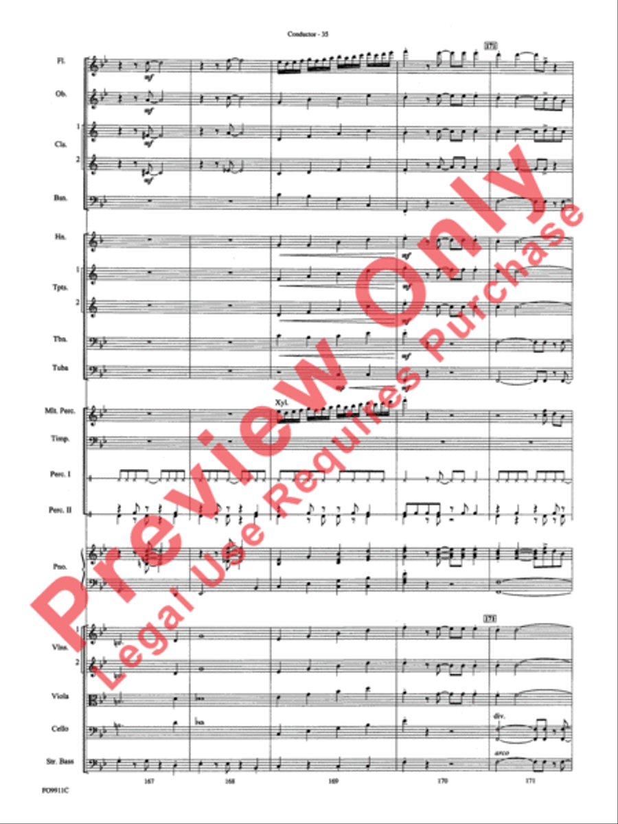 A Charlie Brown Christmas Full Orchestra scores gallery preview page 38