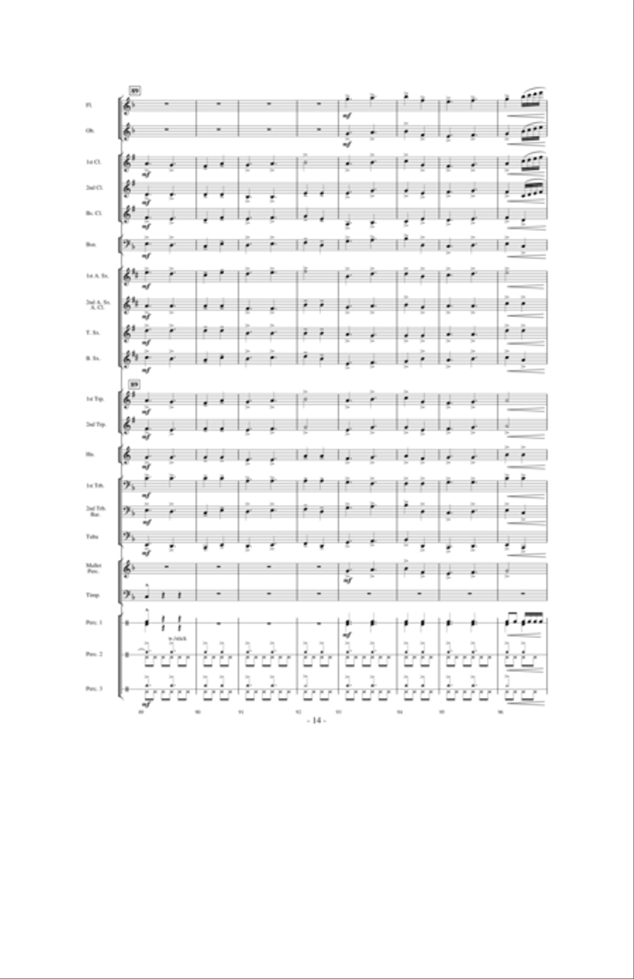 Velocity Concert Band scores gallery preview page 13