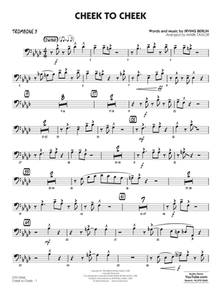 Cheek to Cheek (Key: Ab) (arr. Mark Taylor) - Trombone 3