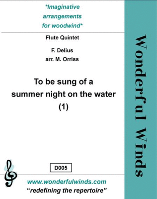 To Be Sung Of A Summer Night On The Water (1)