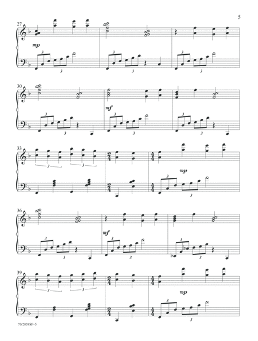 Come and Worship Piano Solo scores gallery preview page 5