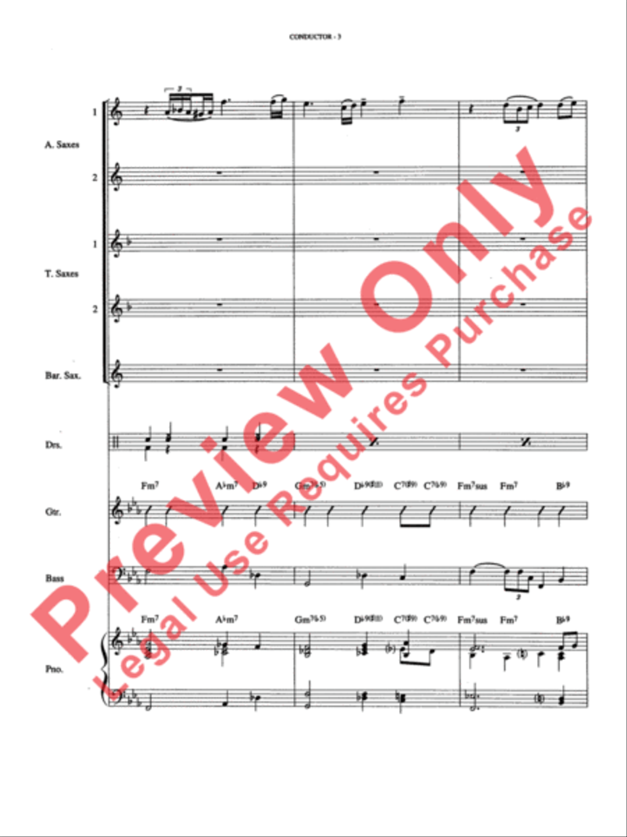 Over the Rainbow Small Ensemble scores gallery preview page 4