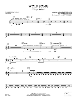 Wolf Song (Takaya Slulem) - Mallet Percussion 1