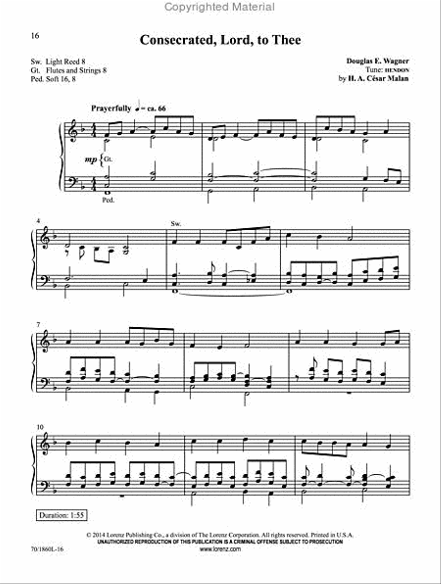 Two Minutes or Less Two Minutes or Less Organ Solo scores gallery preview page 2