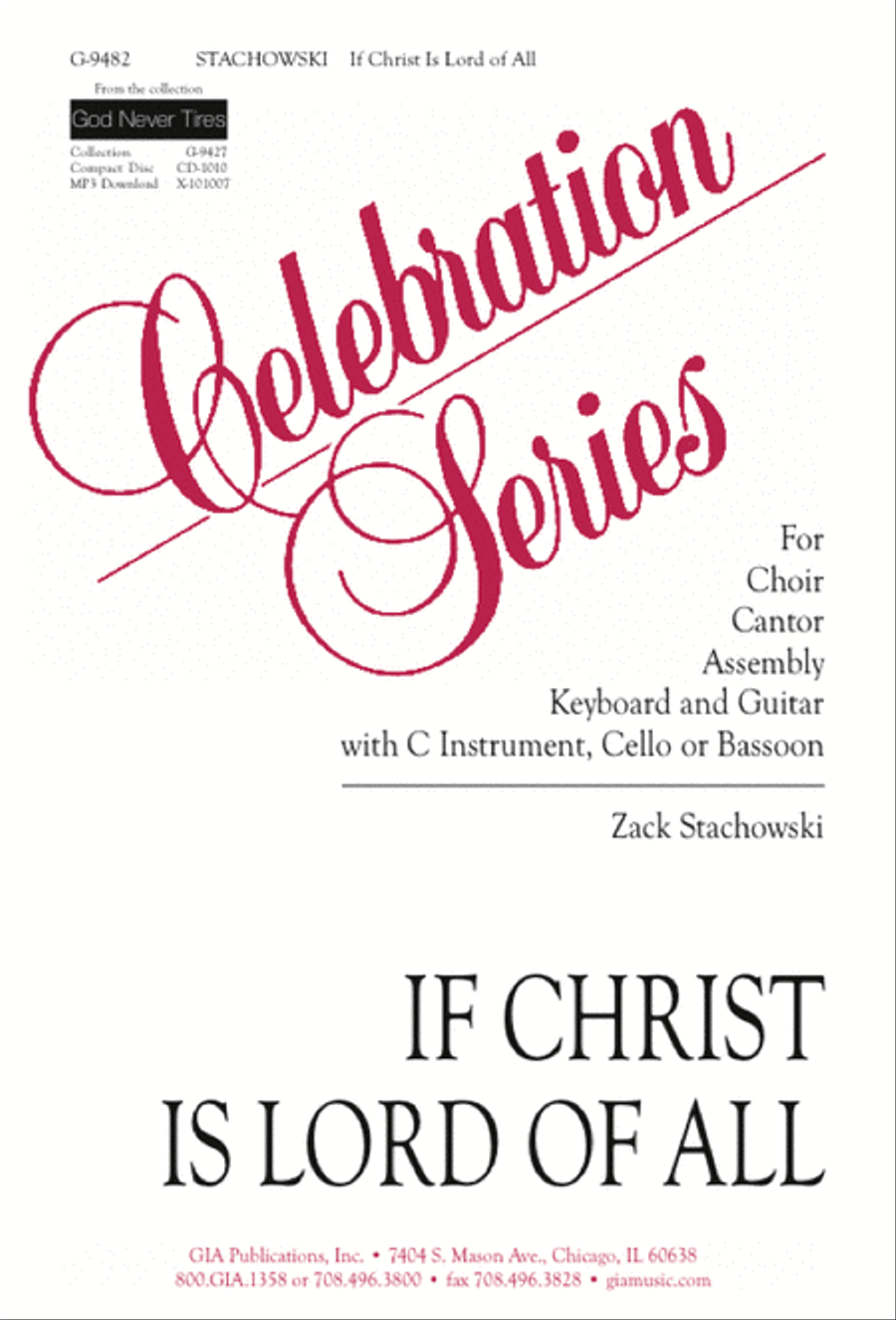 If Christ Is Lord of All 3-Part scores gallery preview page 1