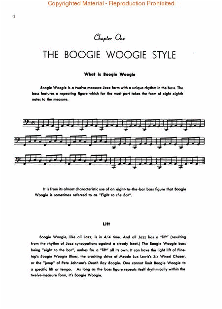 Boogie Woogie for Beginners Piano Method scores gallery preview page 2