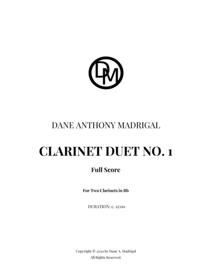 Clarinet Duet No. 1