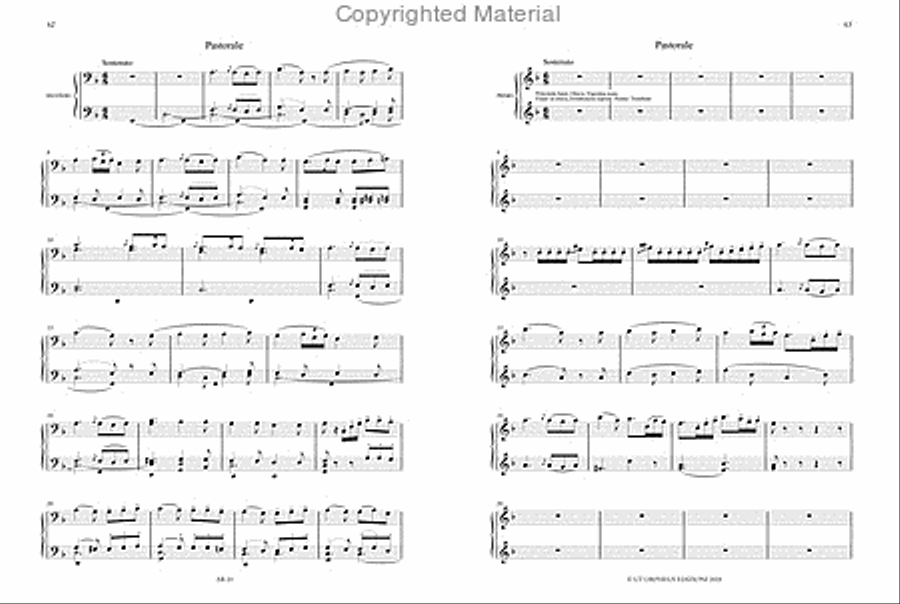 Works for Organ 4 Hands. Critical Edition and Catalogue of printed Works for Organ Organ Solo scores gallery preview page 5